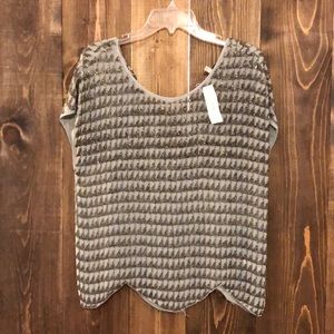 Joie, heavy beaded top
